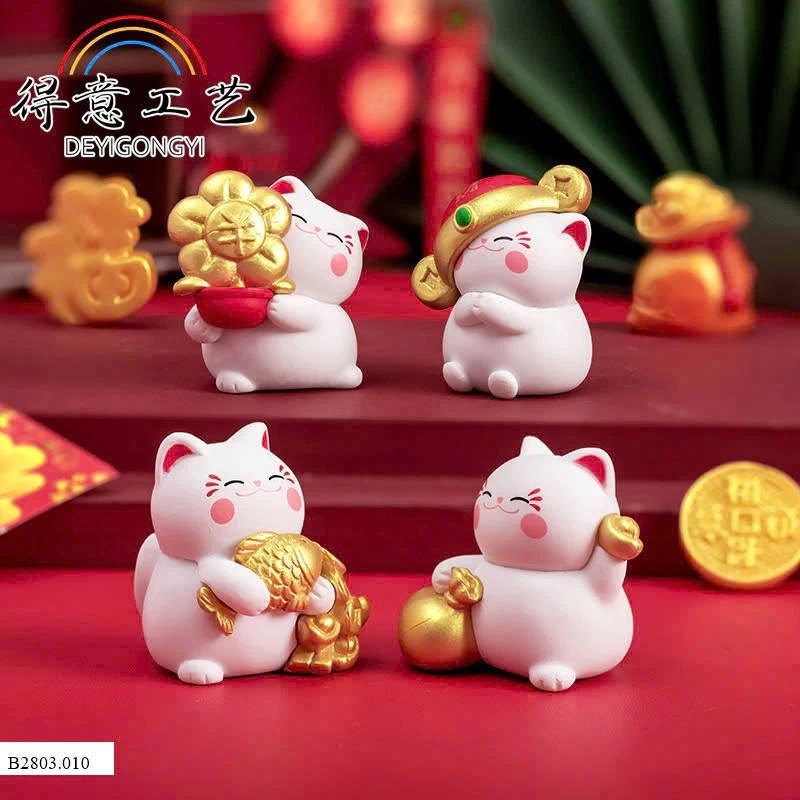 Set 4 mèo thầnnn tàiiii Sỉ 29k