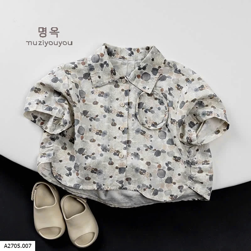 ÁO SƠ MI HỌA TIẾT XUẤT HÀN  Sỉ  135k 
