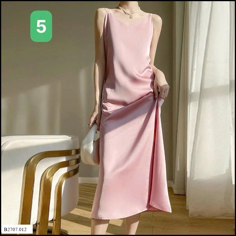VÁY 2 DÂY LỤA SATIN Giá sỉ 226k