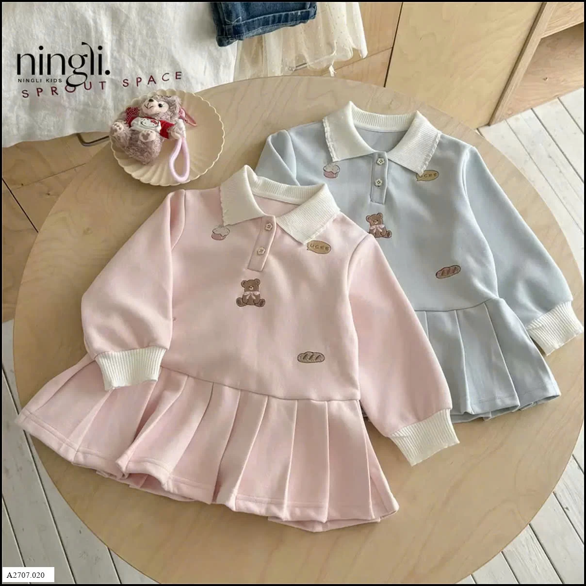 Đầm polo bé gái Giá sỉ 125k