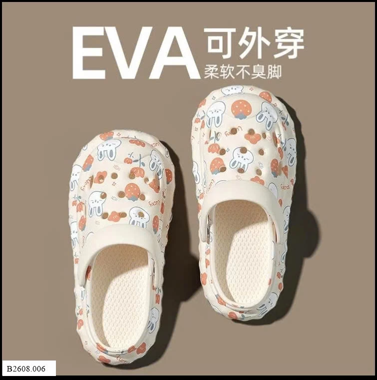 SỤC CROCS HOẠ TIẾT SẮC MÀU    Giá sỉ 59k