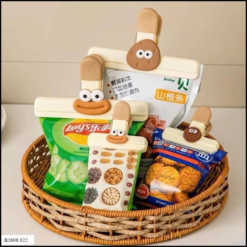 SET 10 KẸP NIÊM PHONG MIỆNG TÚI    Giá sỉ 62k/sét 10c (5 lớn, 5 nhỏ)