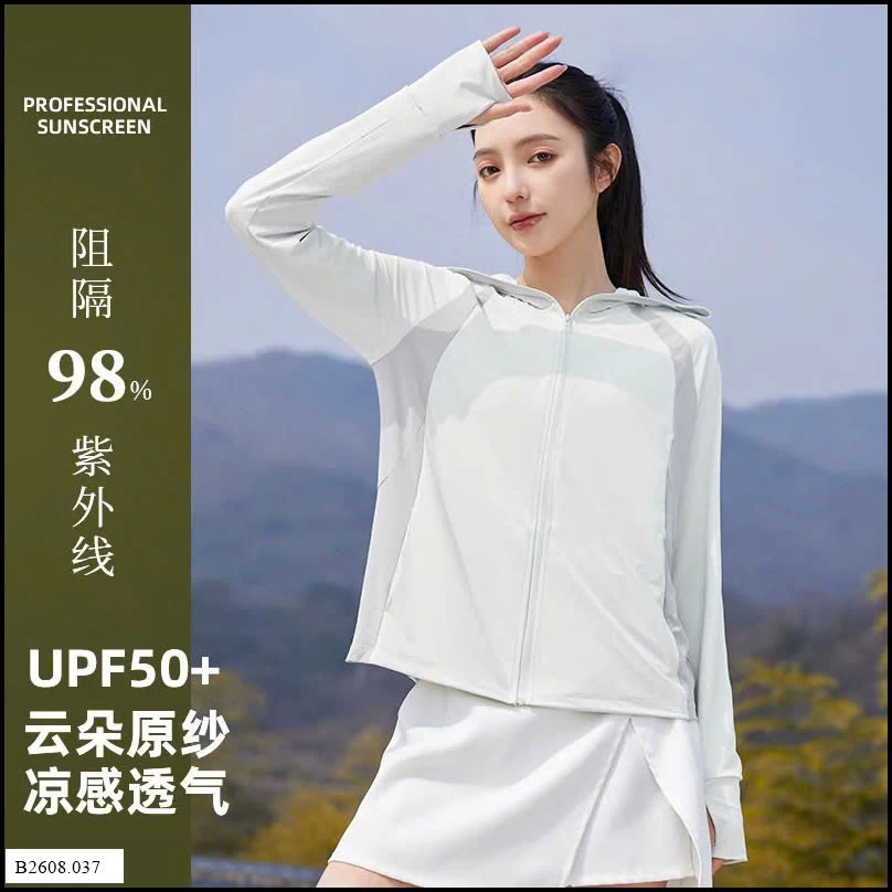 KHOÁC NẮNG PHỐI MÀU DÁNG THỂ THAO   Giá sỉ 165k