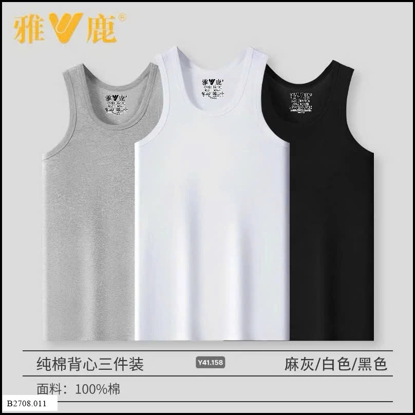 SET 3 ÁO BA LỖ NAM   Giá sỉ 135k/set