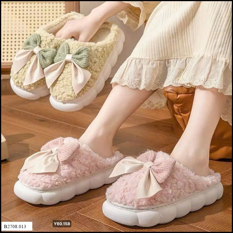 Dép bông nữ mùa thu đông   Giá sỉ 47k /1 đôi