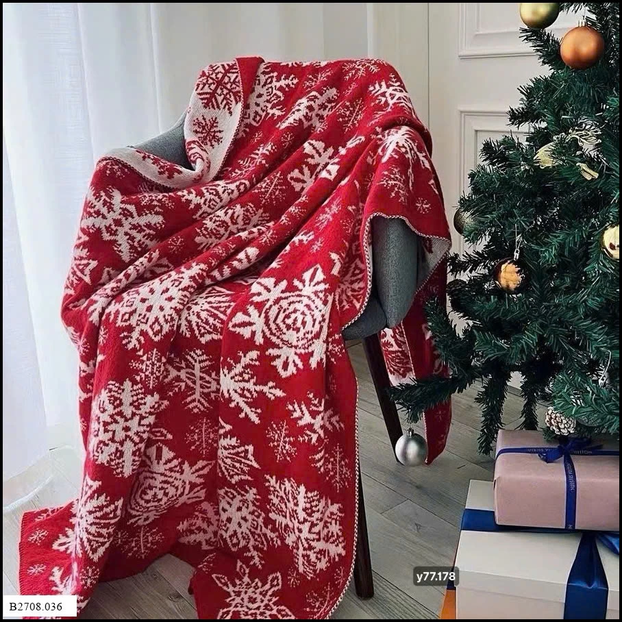 Chăn len mỏng mùa giáng sinh  Giá sỉ 130k