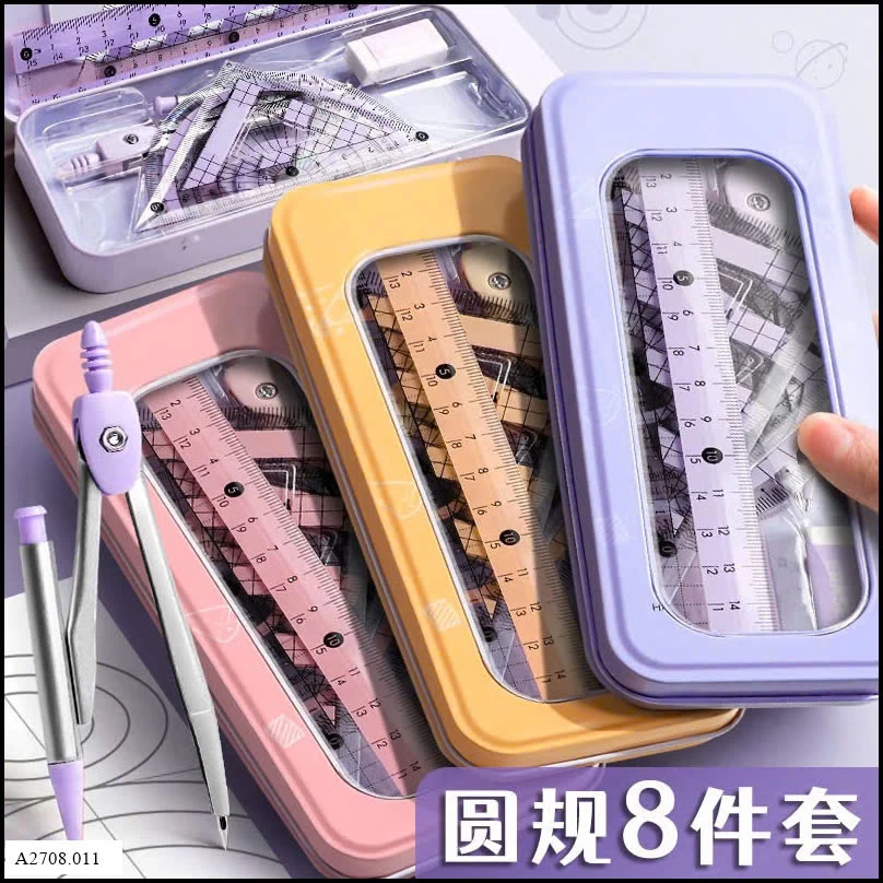 Set dụng cụ học tập 8 món siêu tiện lợi  Giá sỉ 35k/set 