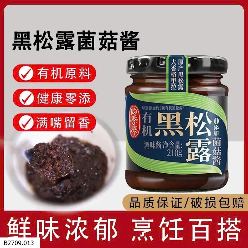 Nước sốt nấm hữu cơ vị nấm Truffle đen Hải Thiên   Giá sỉ 106k