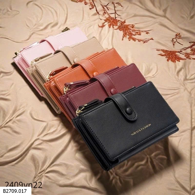 VÍ NỮ BASIC NHIỀU NGĂN   Giá sỉ 65k