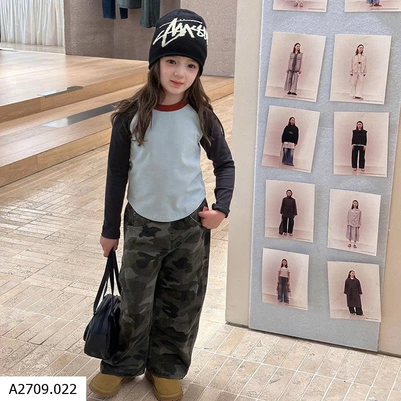 Áo dài tay phối màu nhà Ambb    Giá sỉ sz 90-150: 101k sz 160: 112k sz 170: 125k