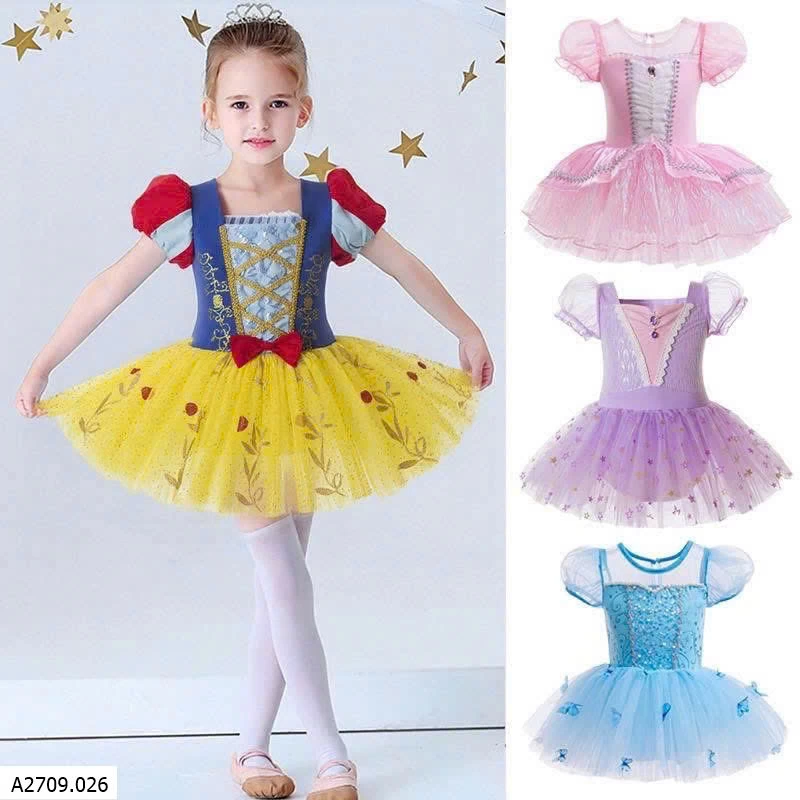 VÁY CÔNG CHÚA BG ballet(M1-M24)  Giá sỉ 172k