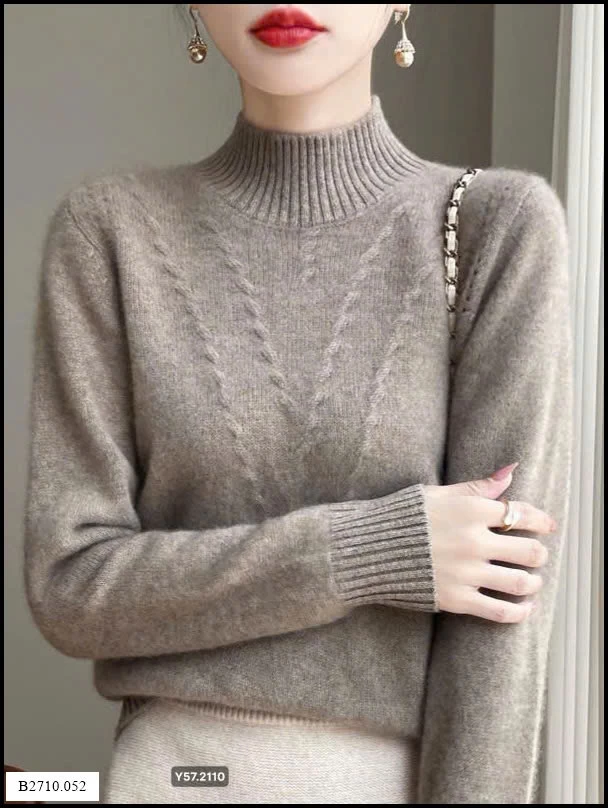ÁO LEN CASHMERE CỔ CAO  Giá sỉ 160k