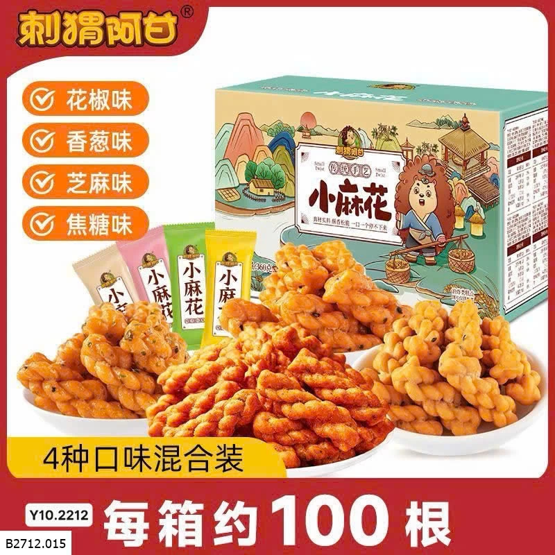 Quẩy giòn tẩm vị nhà Nhím Giá sỉ 100k /200c