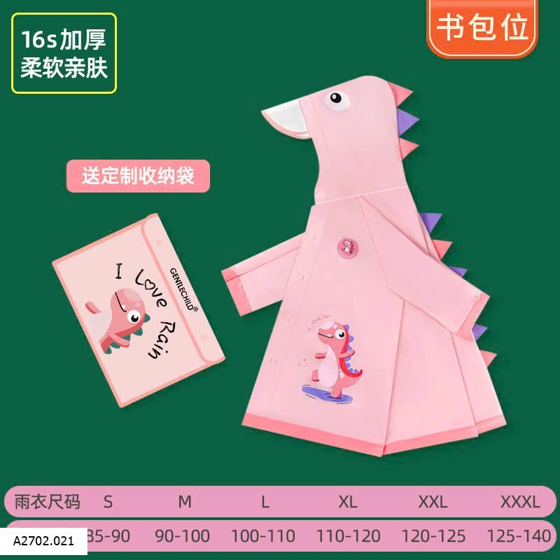 ÁO MƯA CUTE CHO BÉ Sỉ 104k