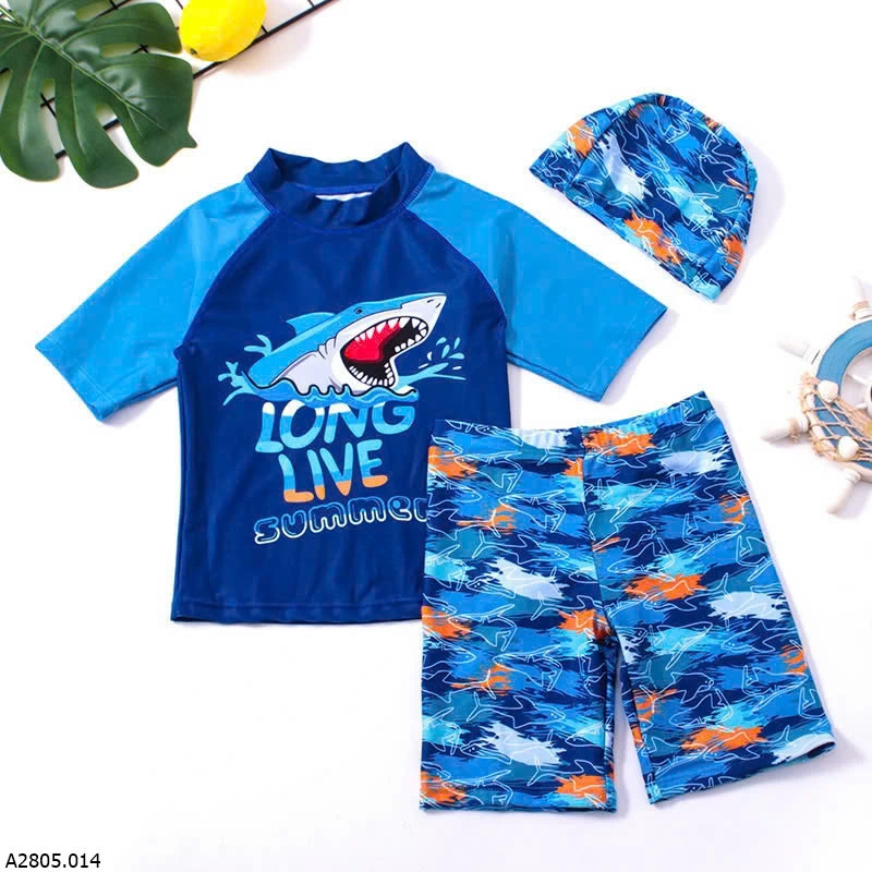SET BỘ BƠI 3 MÓN BÉ TRAI   Sỉ Giá:  M- 2XL: 100k 3XL-5XL: 115k