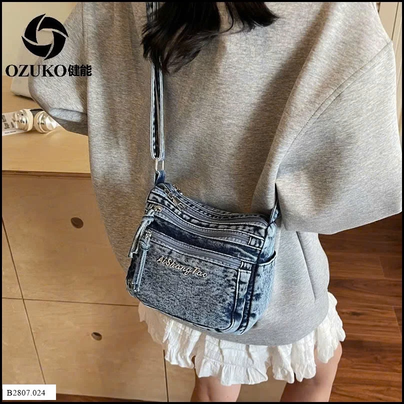 TÚI XÁCH DENIM OZUKO CHO NỮ Giá sỉ 120k