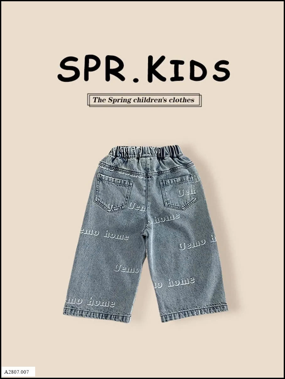 QUẦN JEAN SUÔNG BT SPR.KIDS Giá sỉ 118k