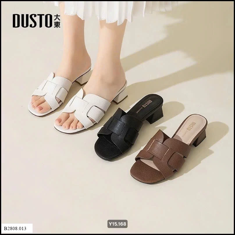 Dép cao gót DUSTO   Giá sỉ 305k