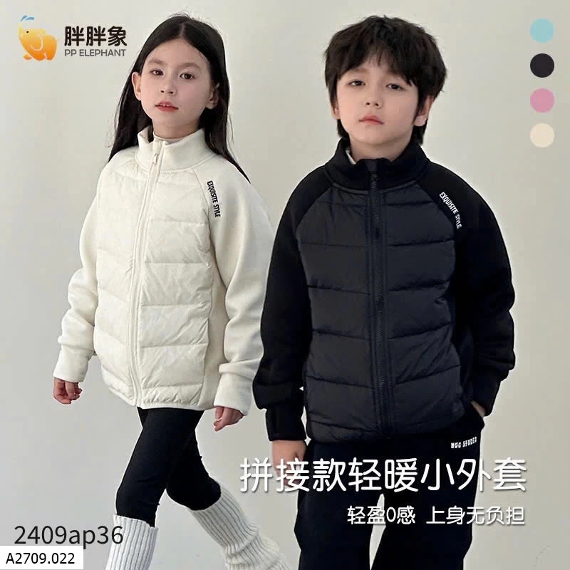 ÁO KHOÁC LÔNG VŨ PHỐI NỈ   Giá sỉ 185k