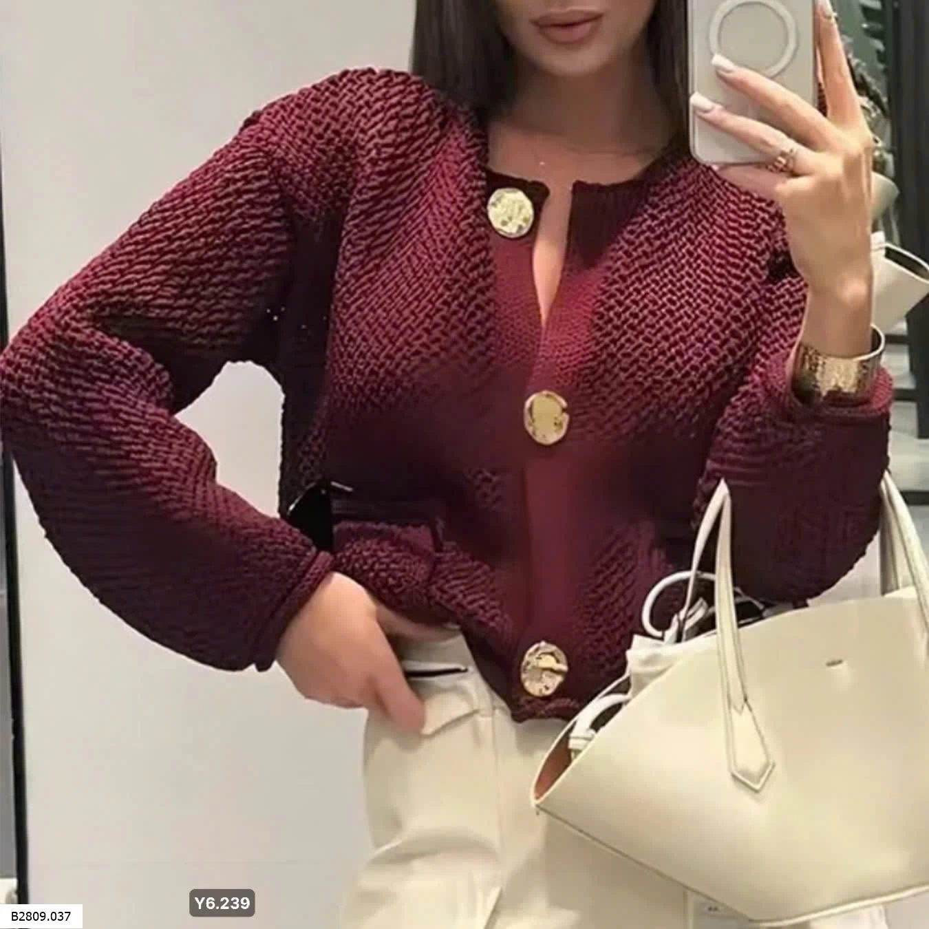 Áo len sợi Kaslead   Giá sỉ 245k