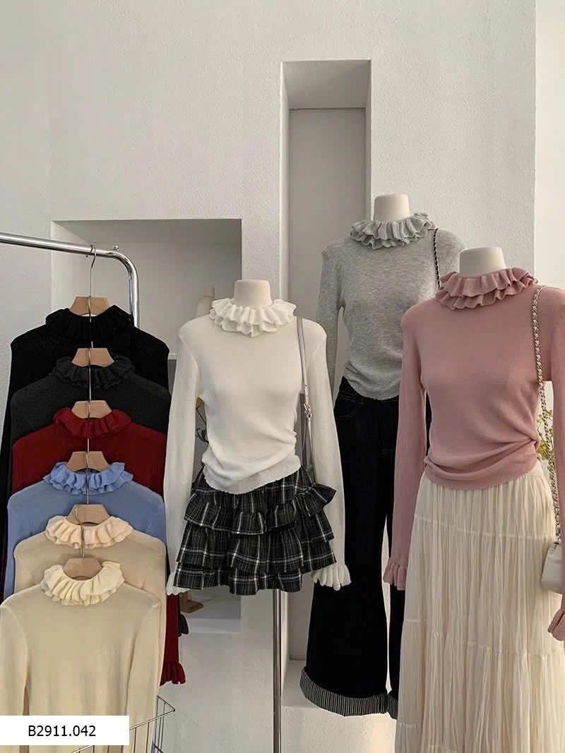 ÁO LEN CỔ BÈO   Giá sỉ 150k