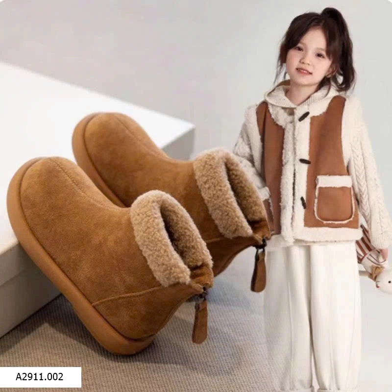 BOOT CỔ LÔNG CHO BÉ Giá sỉ 145k