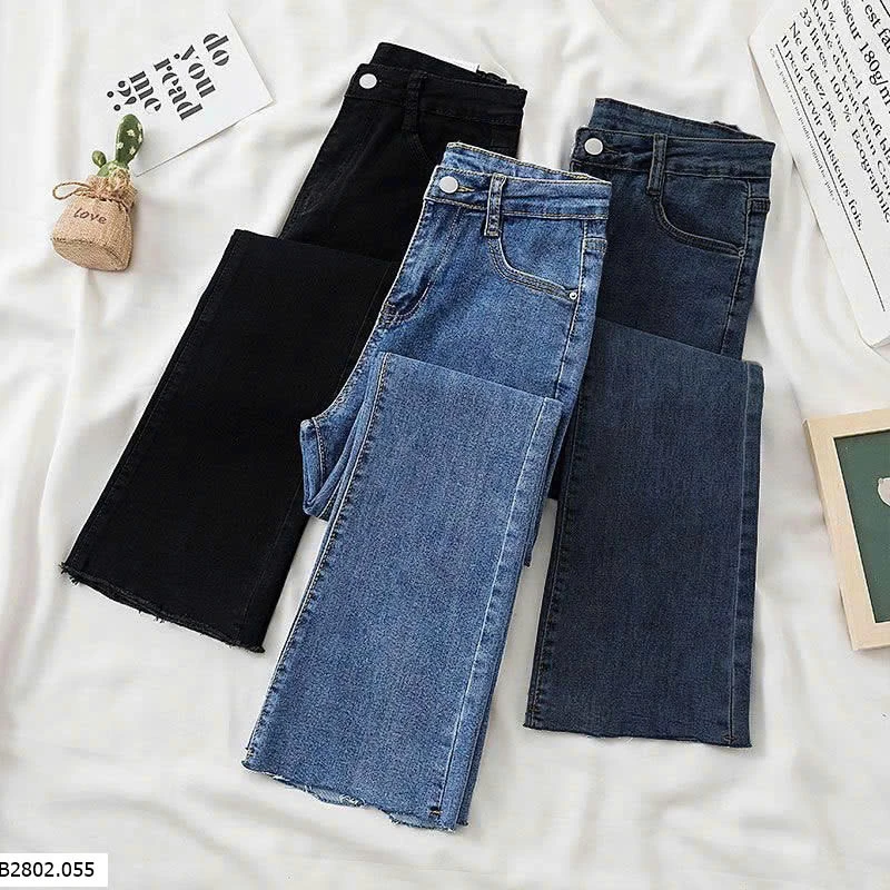 QUẦN JEAN ỐNG ĐỨNG CẠP CAO NỮ Sỉ 117k