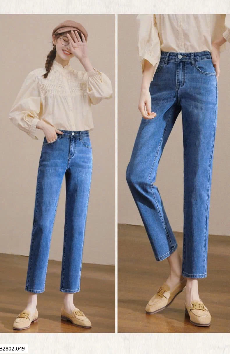 QUẦN JEAN NỮ ỐNG ĐỨNG   Sỉ 115k