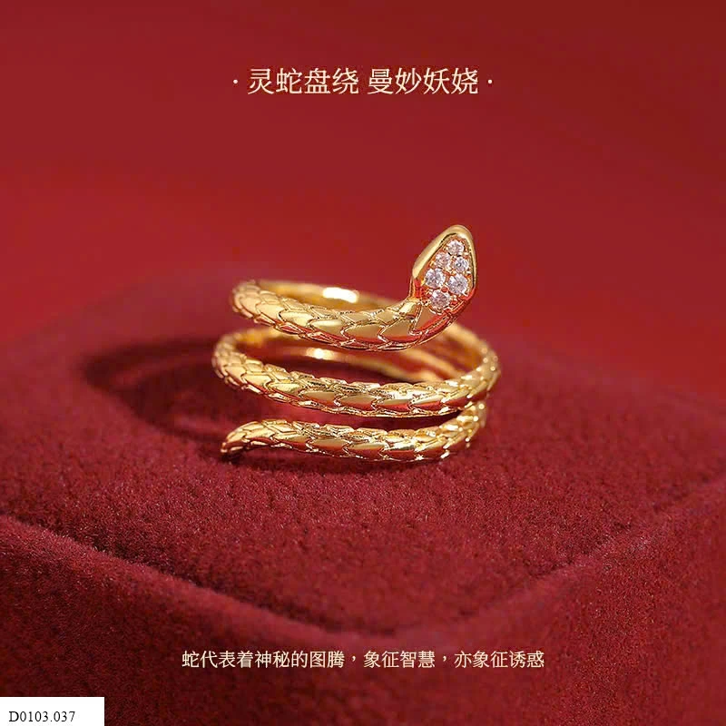NHẪN RẮN GOLICC    Giá sỉ như sau: Mẫu 1 : 69k Mẫu 2: 85k