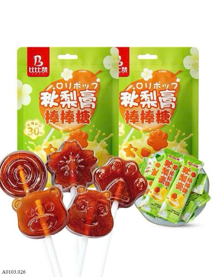 KẸO MÚT LÊ BÁCH THẢO GIẢM HO RÁT HỌNG BIBIZAB Sỉ 70k/sét khoảng 40 chiếc
