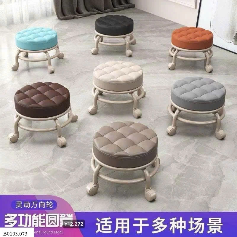 GHẾ TRÒN XOAY BỆT CÓ BÁNH XE Sỉ 140k