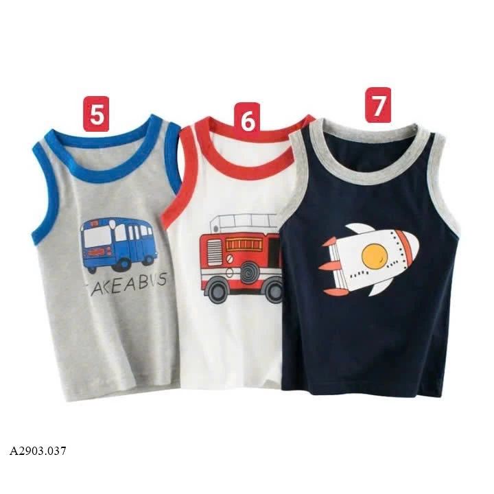 ÁO BA LỖ 27KIDS BÉ TRAI Sỉ 50k/ 1 chiếc