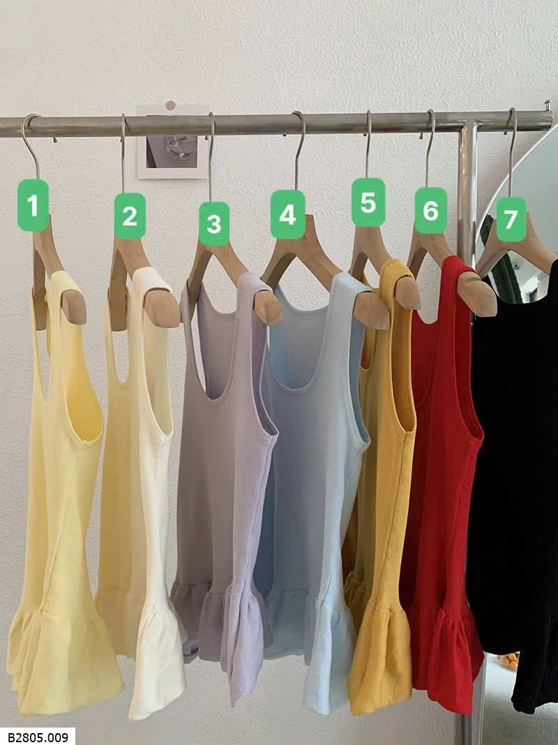 ÁO BA LỖ CỔ VUÔNG VIỀN BÈO NỮ Sỉ 103k 