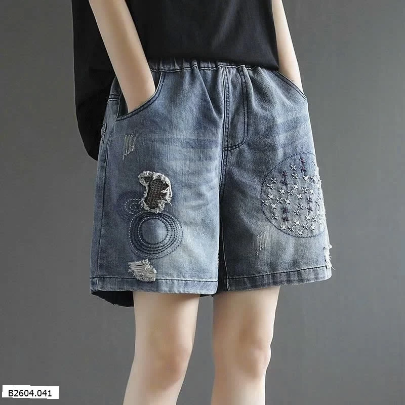 QUẦN SHORT JEAN THÊU CHO NỮ  Sỉ 152KKKK