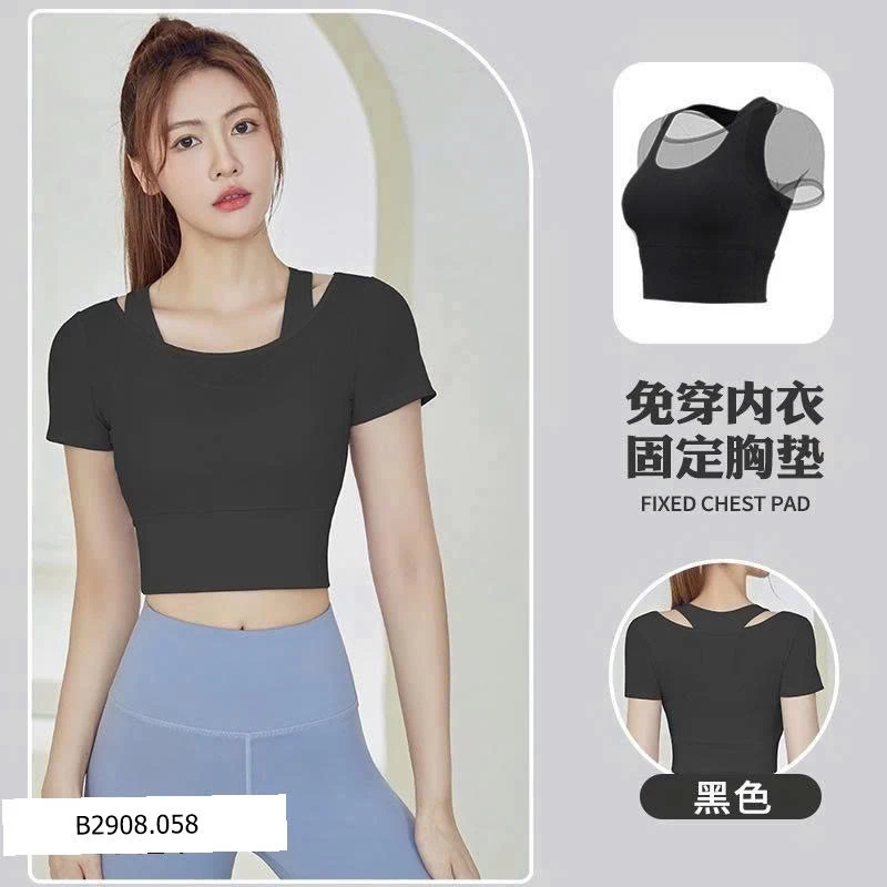 ÁO THUN THỂ THAO BÓ SÁT TAY NGẮN Giá sỉ 125k