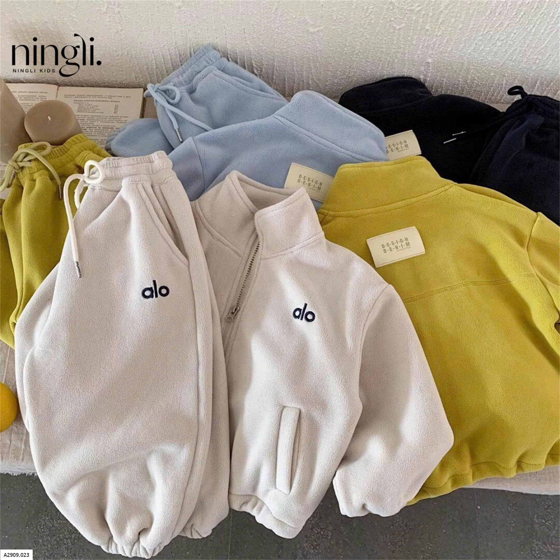 SET NỈ LÔNG ALO CHO BÉ   Giá sỉ 205k
