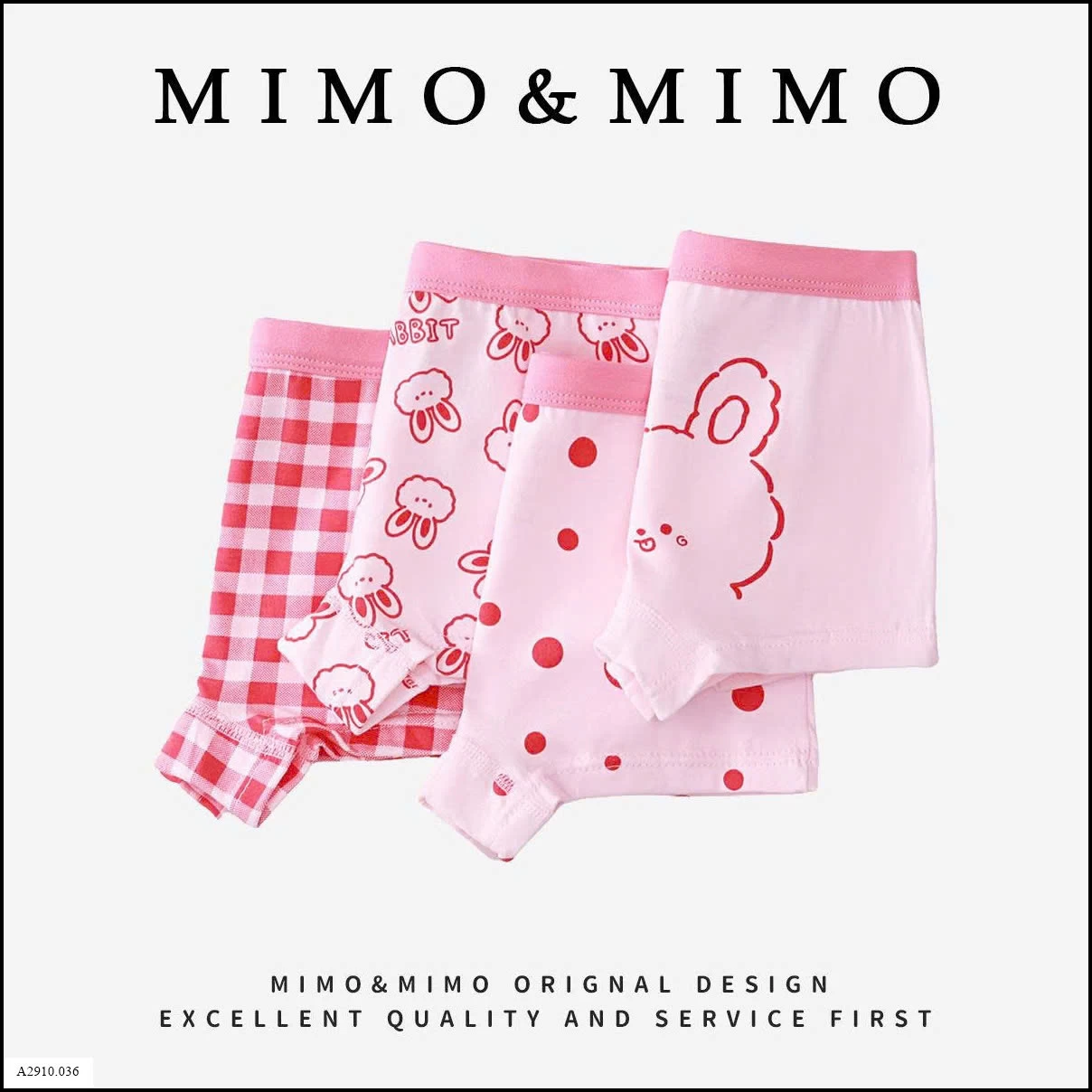 SET 4 QUẦN CHÍP ĐÙI BÉ GÁI     Giá sỉ 89k/set
