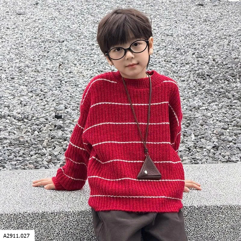 ÁO LEN KẺ AMBB Giá sỉ 90-150: 185k 160: 200k