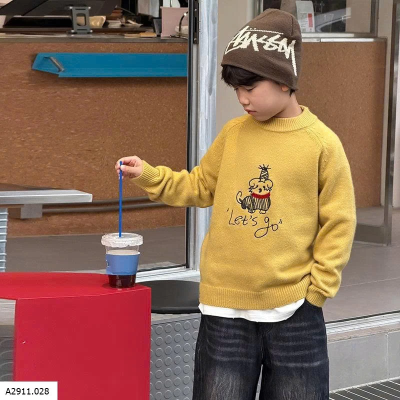 ÁO LEN CHỮ LET'S GO AMBB Giá sỉ 90-150: 180k 160: 200k