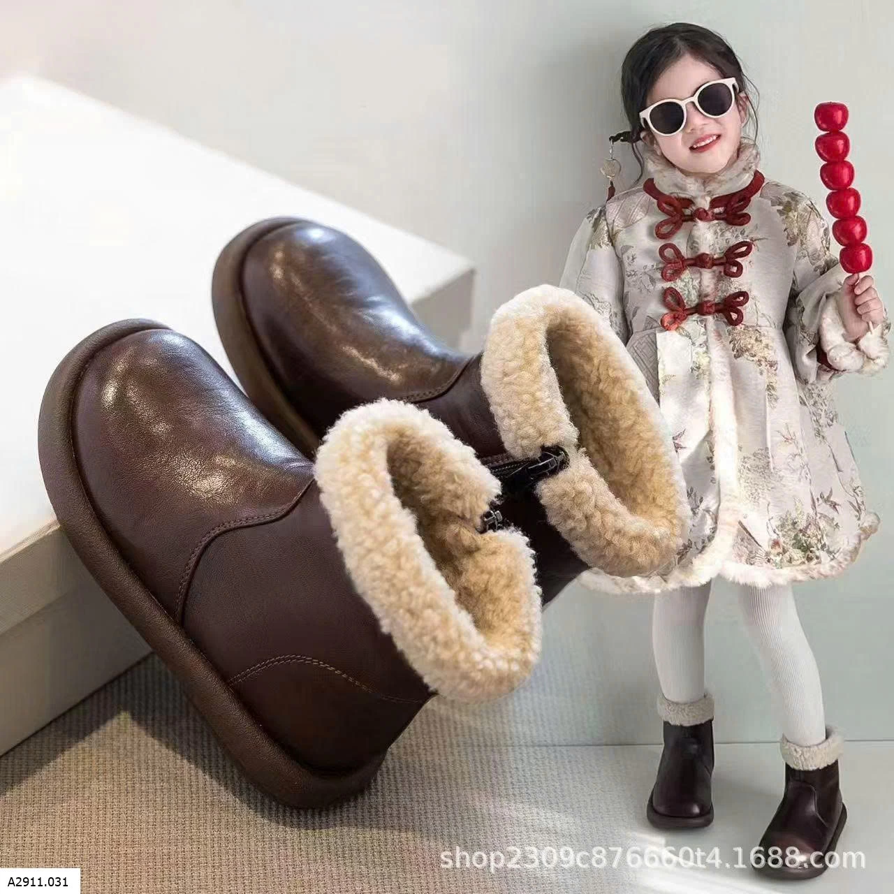 BOOT DA LÓT LÔNG CỪU Giá sỉ Giá: sz 23-30: 140k sz 31-36: 150k