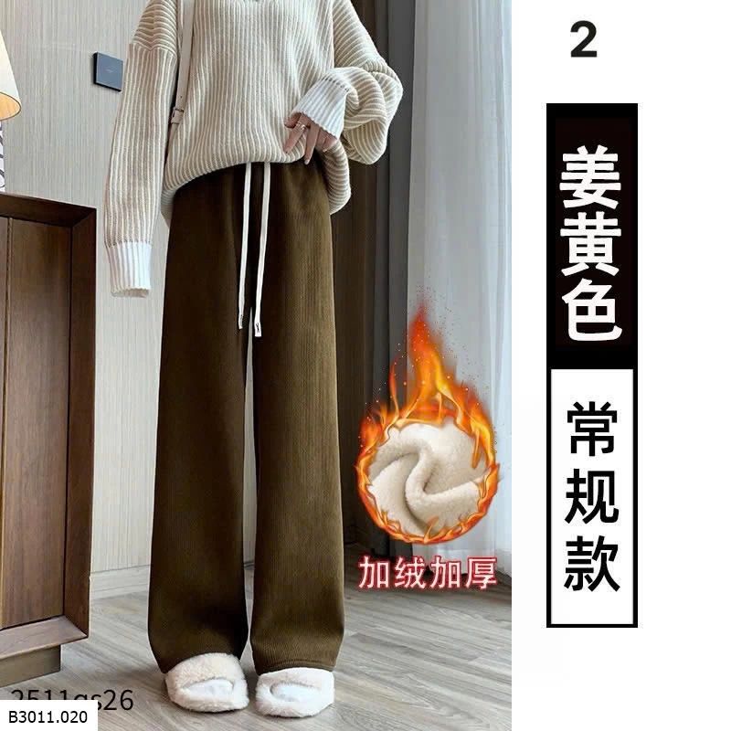 QUẦN SUÔNG ỐNG VỪA – LÓT NỈ  Giá sỉ 120k