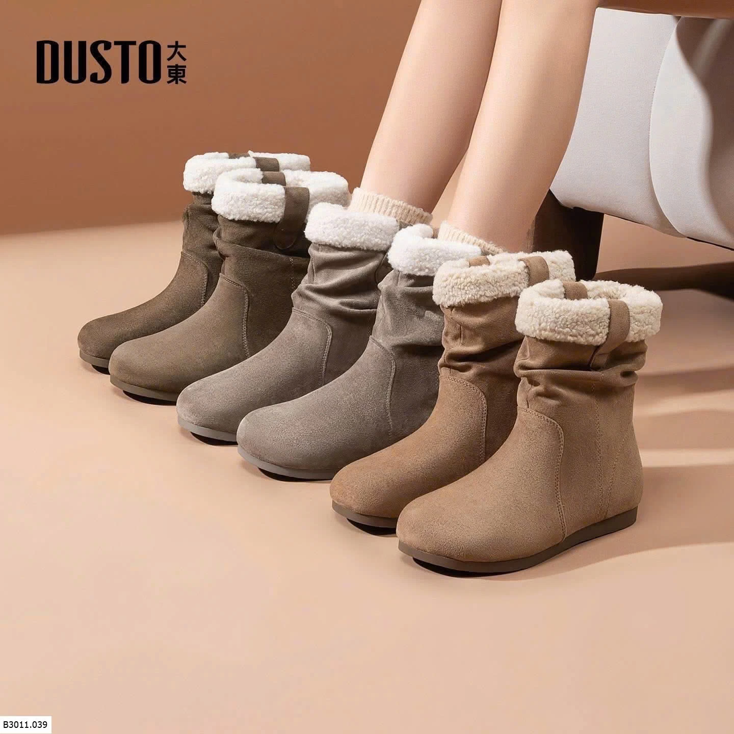 BOOT DUSTO CỔ LÔNG  Giá sỉ 410k