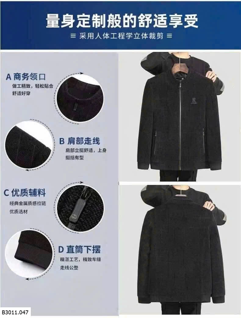 ÁO KHOÁC NAM TRUNG NIÊN QCCC   Giá sỉ 250k