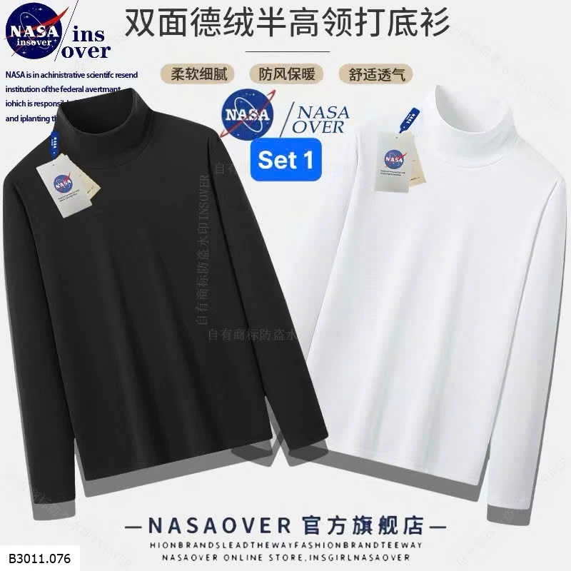 SET 2 ÁO GIỮ NHIỆT NAM CỔ 3P  Giá sỉ 125k