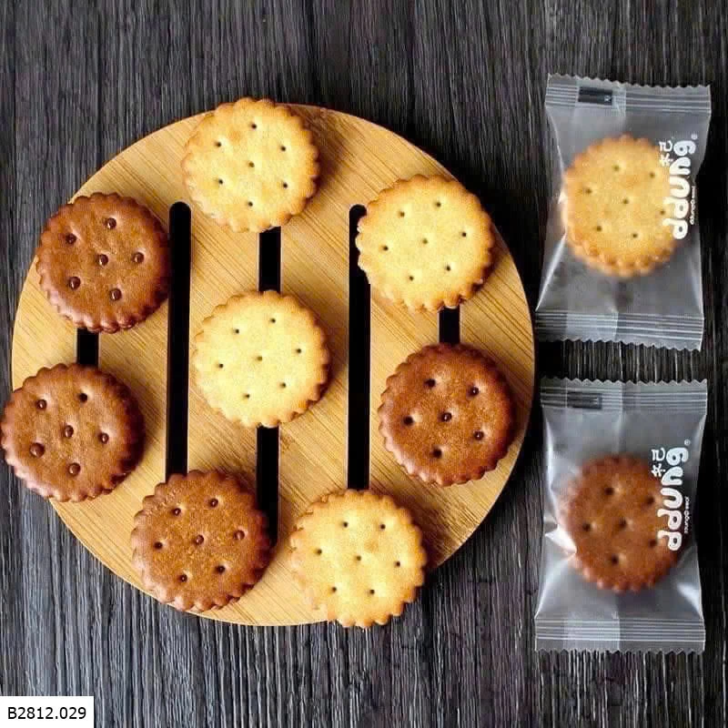 BÁNH QUY TRỨNG MUỐI ĐƯỜNG ĐEN BIBIZAN  Giá sỉ 70k/2 gói