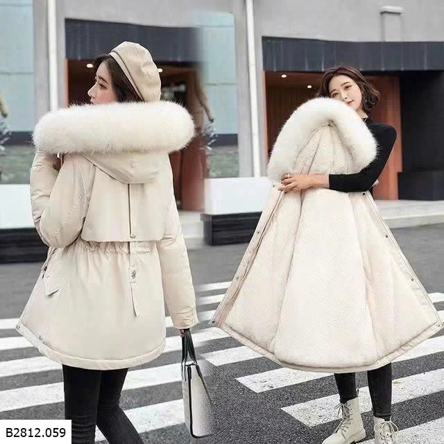 ÁO KHOÁC PARKA LÓT LÔNG CỪU CHO NỮ   Giá sỉ 280ka