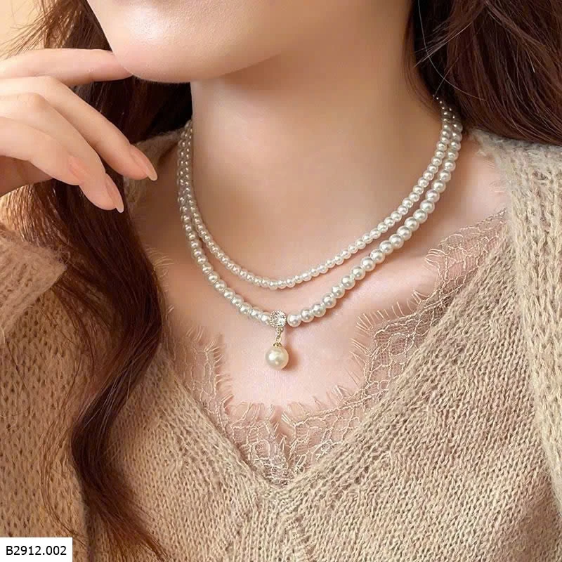 DÂY CHUYỀN NGỌC TRAI GOLICC   Giá sỉ 160k