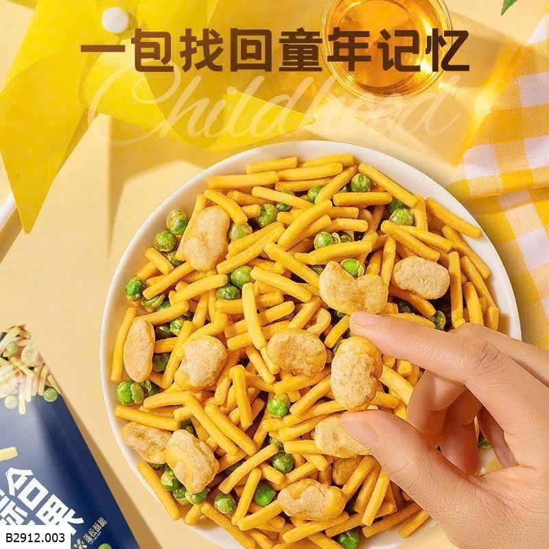 SNACK ĐẬU MIX HỒN HỢP 3 CON SÓC  Giá sỉ 80k/500gr