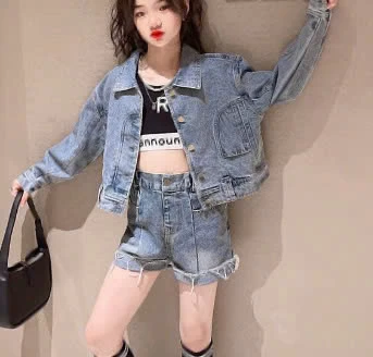 Áo DENIM BÉ GÁI SIZE ĐẠI Sỉ 203k