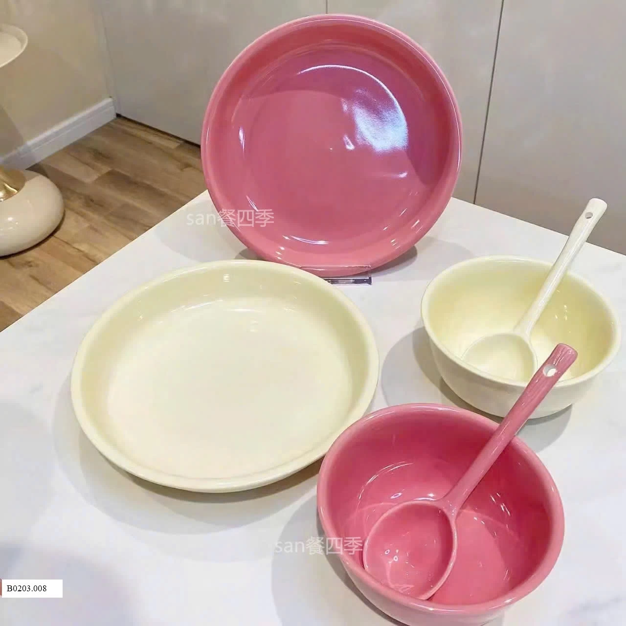 SET ĐĨA SỨ PASTEL Sỉ 135k/sét 4 đĩa mix màu